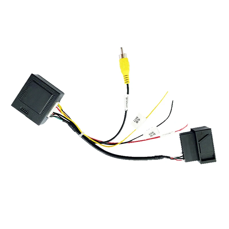 

Конвертер сигнала RGB в (RCA) AV CVBS, коробка декодера, адаптер для заводской камеры заднего вида Tiguan Golf 6 Passat CC