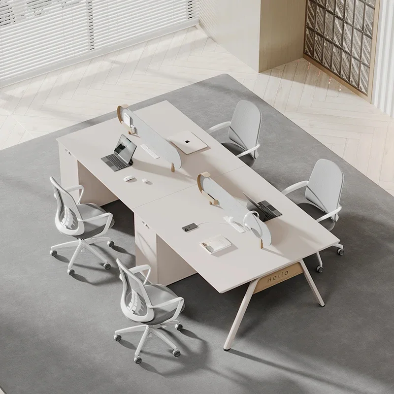 4-местная современная офисная перегородка для персонала офисный компьютер стол