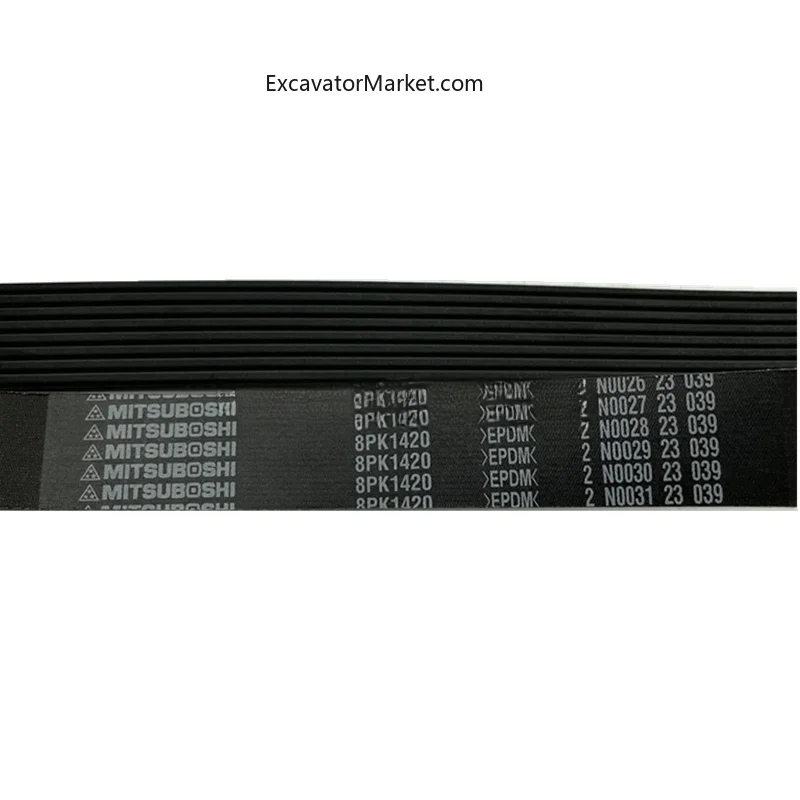 Запасной ремень вентилятора для экскаватора Hyundai R 8pk1400 1410 1415 1420 1425 1430