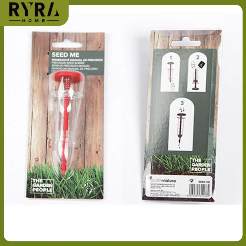 

Safe Manual Planter Accessories Plastic Syringe Effectively Seeder Simple Gardening Supplies Quickly Planter Seedling Raised