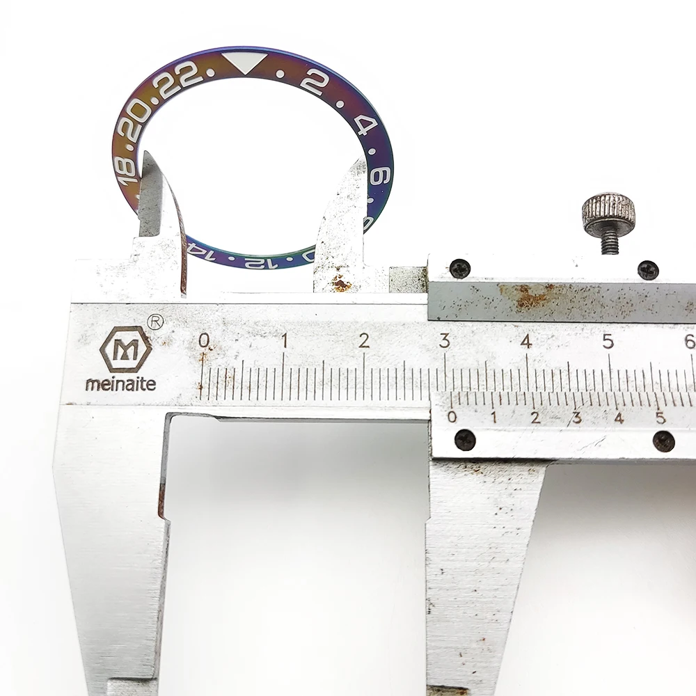 Часы для модификации магазина 38 мм цветной Безель часов высококачественная