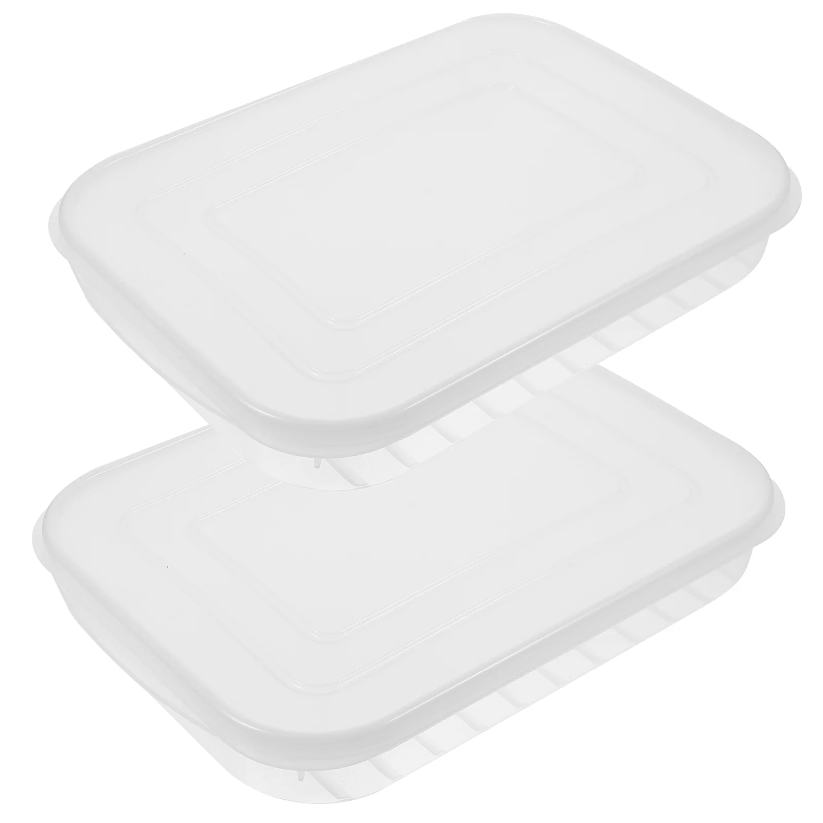 2 шт. пищевые контейнеры с крышками герметичные коробки беконом для хранения сыра