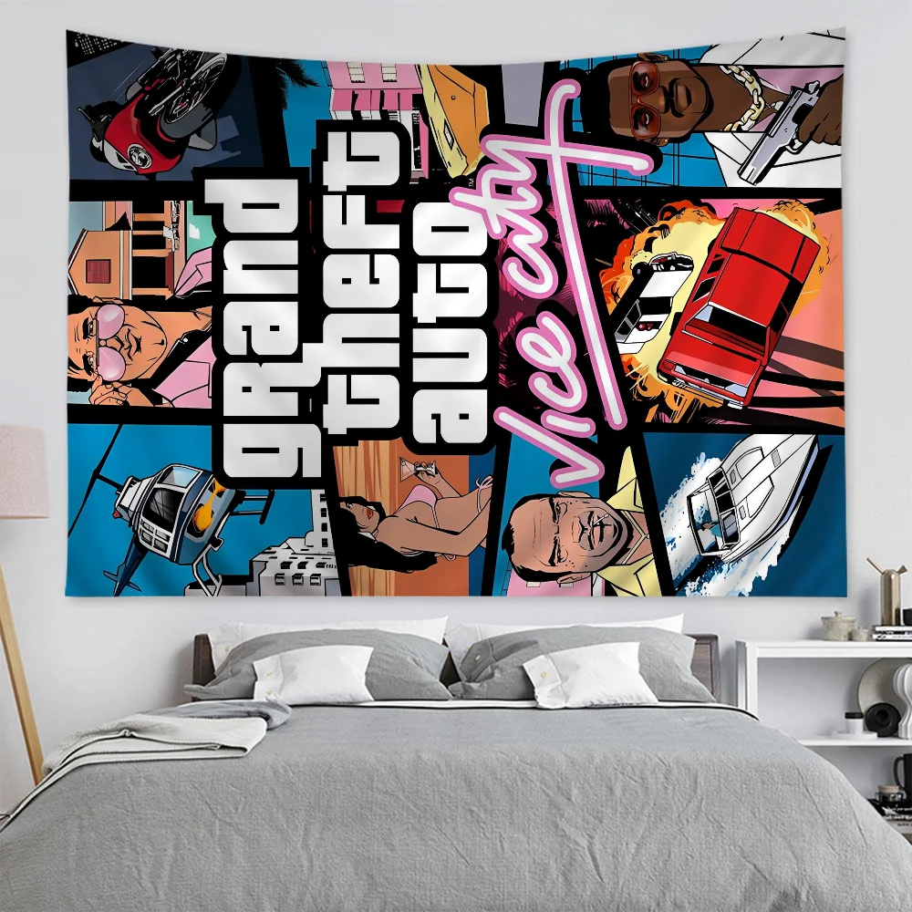 GTA 5 висящий богемный гобелен Grand Theft подвесной Таро хиппи настенные коврики