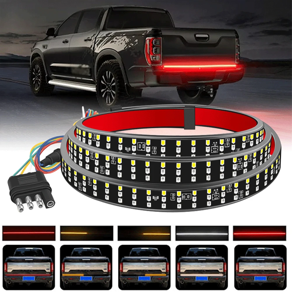 

60 inch DC 12-24V LED Pickup Running Turn Signal Taillight Truck Trailer Tailgate Brake Lights Bar Strip Turn Signal Warning