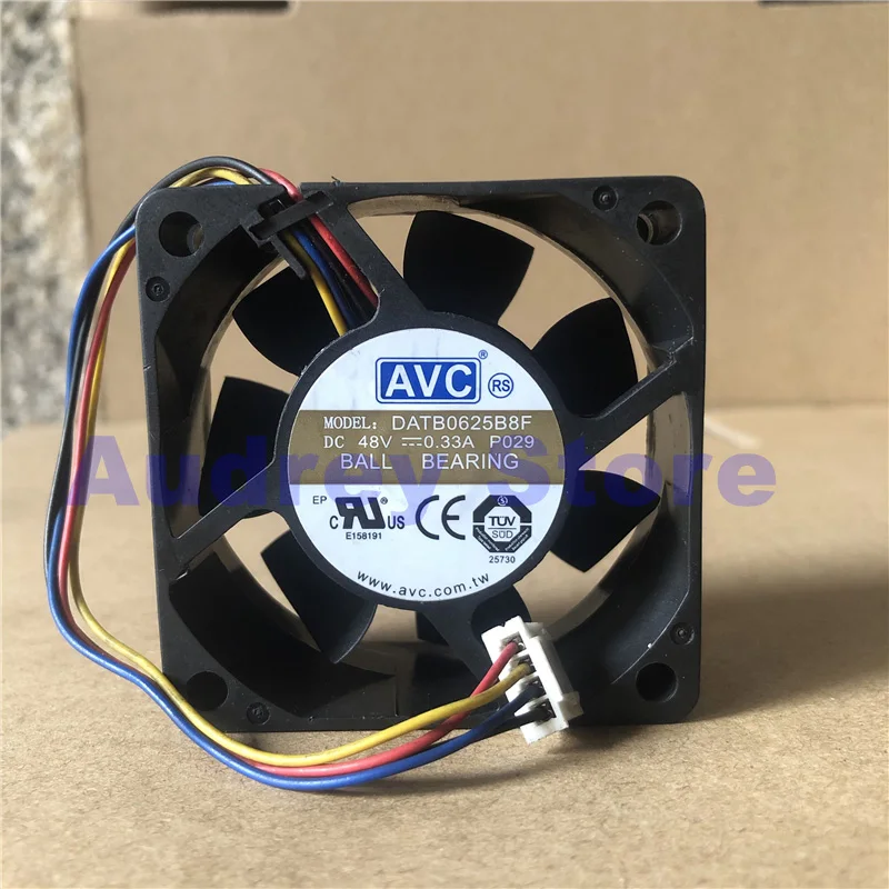 AVC DATB0625B8F 6025 48В 0.33A 6 см 4-проводной серверный вентилятор воздуходувка |
