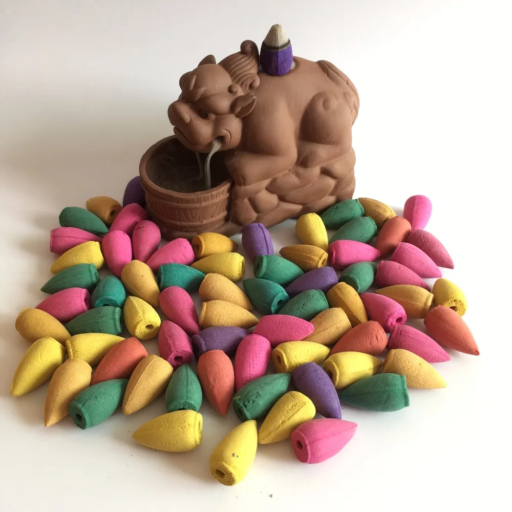 Смешанные/лот Природные фотообои Pi Xiu горелка Роза османтус Сакура дымовые