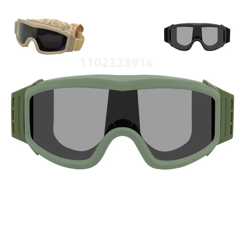 

Тактические очки, защитные ветрозащитные очки, специальная война, cs, спортивные тренировочные очки с тремя линзами, ветрозащитные очки ess