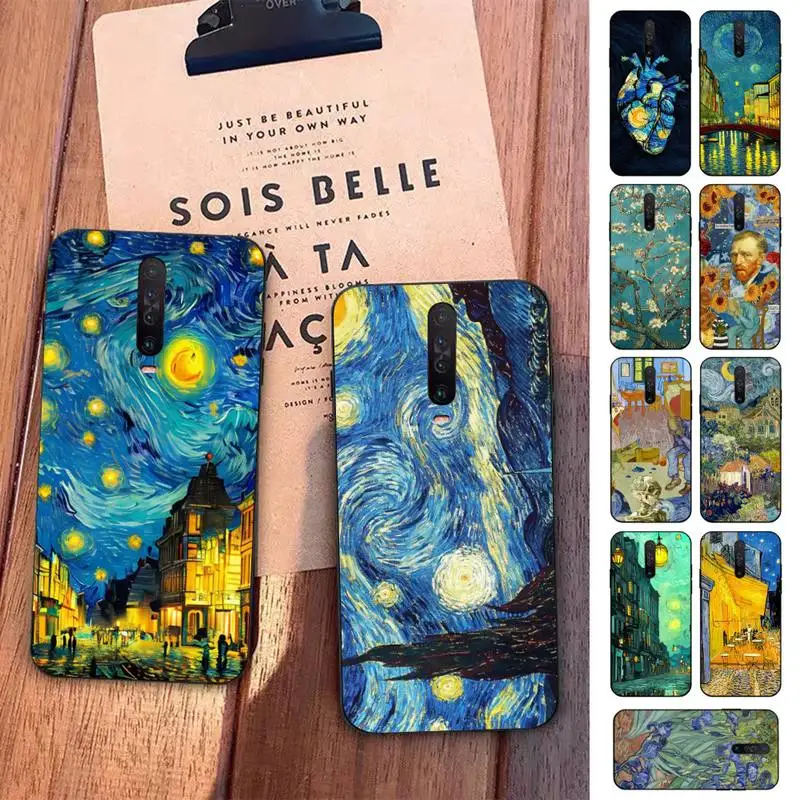 

Van Gogh Oil Painting Phone Case for Redmi 5 6 7 8 9 A 5plus K20 4X S2 GO 6 K30 pro