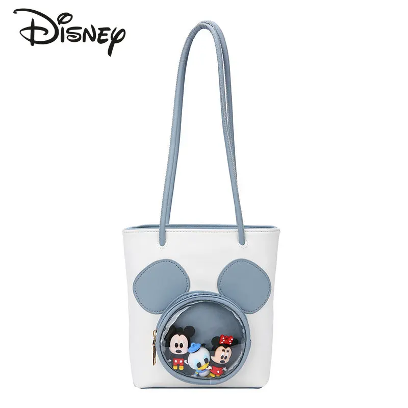 

Disney Mickey New Fashion Women's Bag High Quality Fashion Large Capacity Handbag Cartoon Versatile Commuter Casual Shoulder Bag
