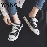 fashion classic womens canvas shoes summer simple lace up flat sneakers ladies casual comfortable platform canvas shoes