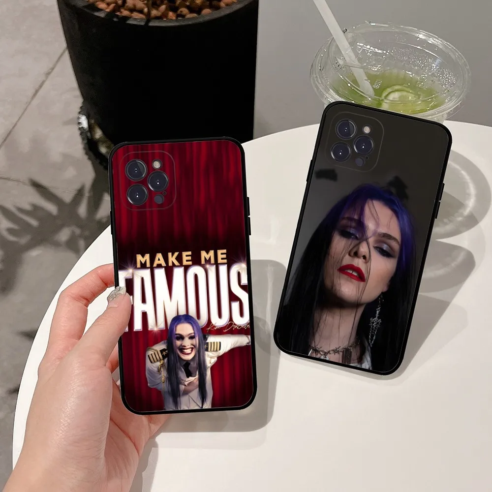 Чехол для телефона Kim D-Dracula Singer чехол Apple iPhone 15 14 13 12 11 XS XR X 8 7 Pro Max Plus силиконовый