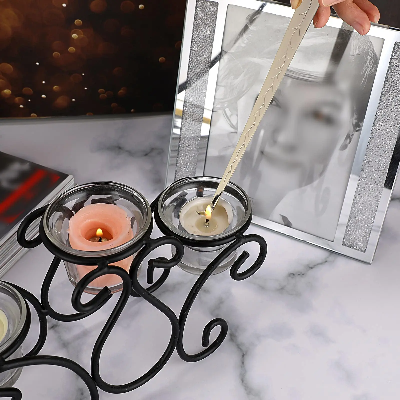 3 шт./набор свечи из нержавеющей стали