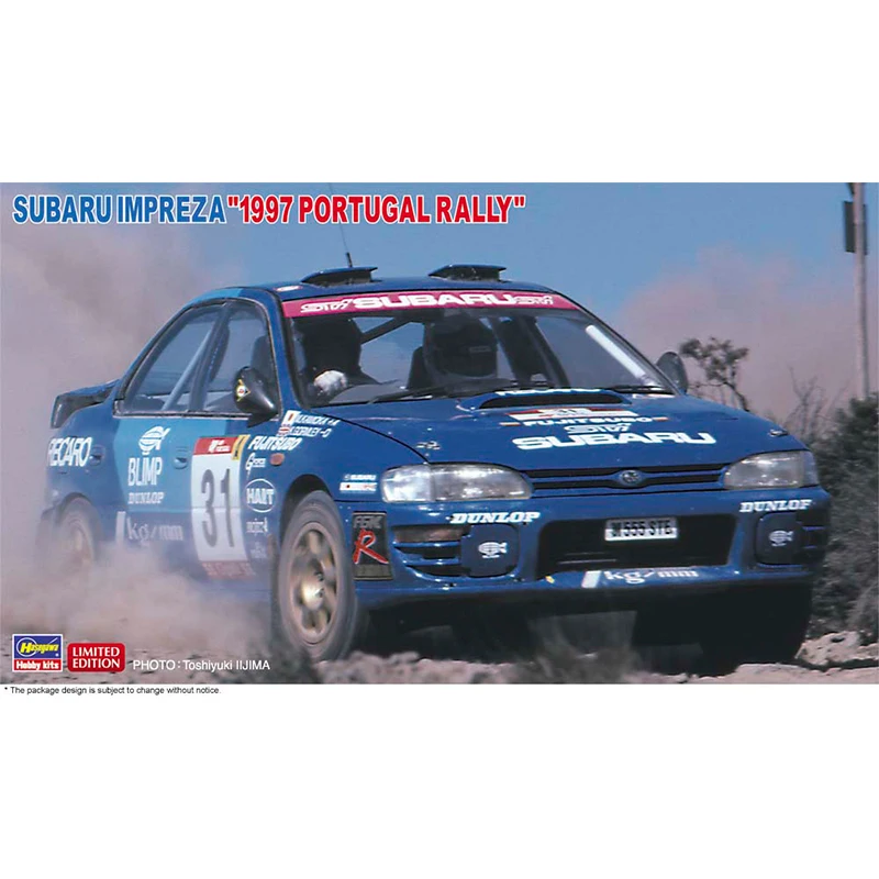 

Модель 1/24 года для Subaru IMPREZA 97, Португалия, ралли, встроенная модель