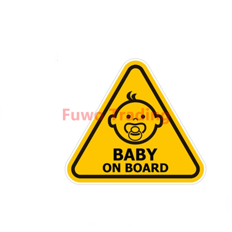 

Fuwo Trading Car Sticker Creativity Baby on Board Car Stickers Tuning Cartoon Window Decals Automobiles Decoration Ornament PVC