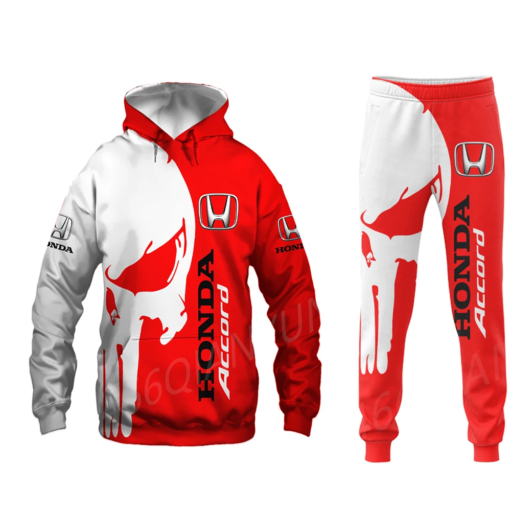 

Men's 3D Printing Sports Bike Hoodie Pants Set 2022 Fashion High Quality Couple Oversized Pullover Jacket