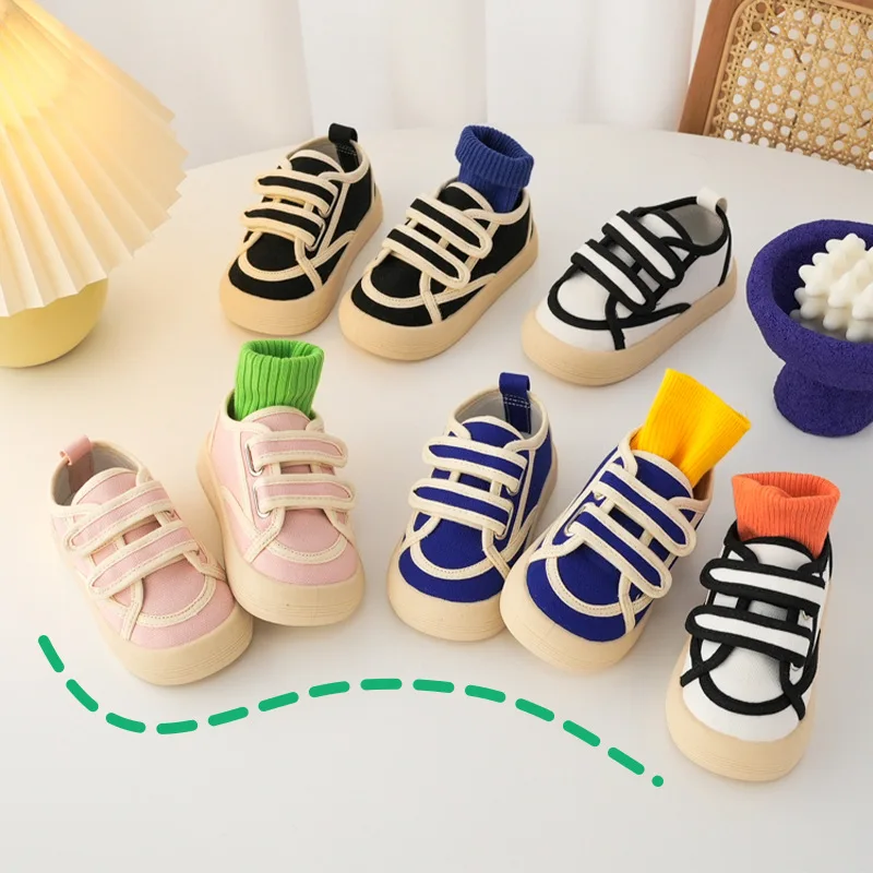 

Children's Shoes Spring 2022 New Korean Fashion Girls Outdoor Casual Sneakers Boys School Toddler Sport Shoes 1-7 Years Old