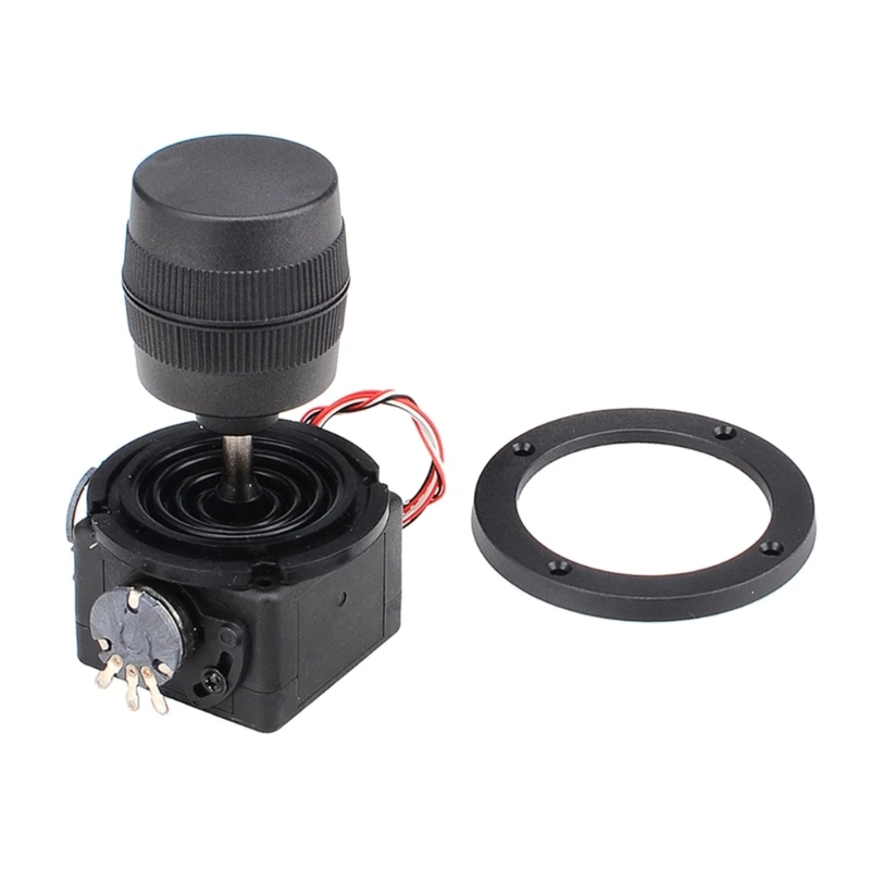 

3-Axis Joystick Potentiometer with Push Button Move Photography and Television Control System Film Tool 5kΩ Controller