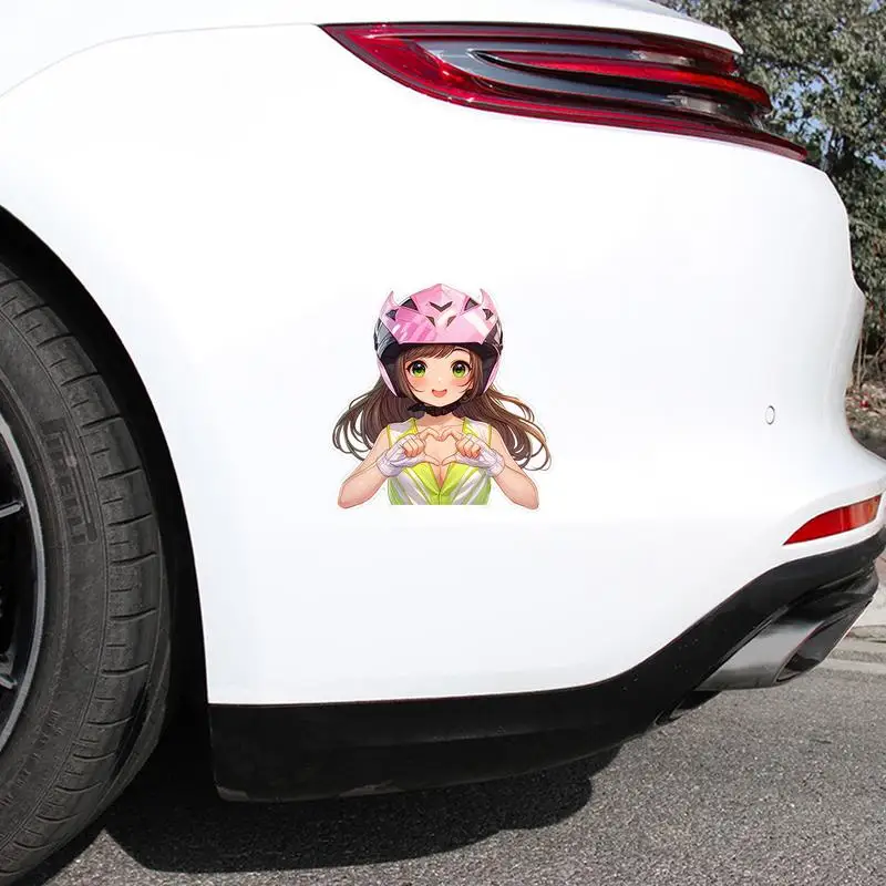 Наклейка на бампер Женская водостойкая