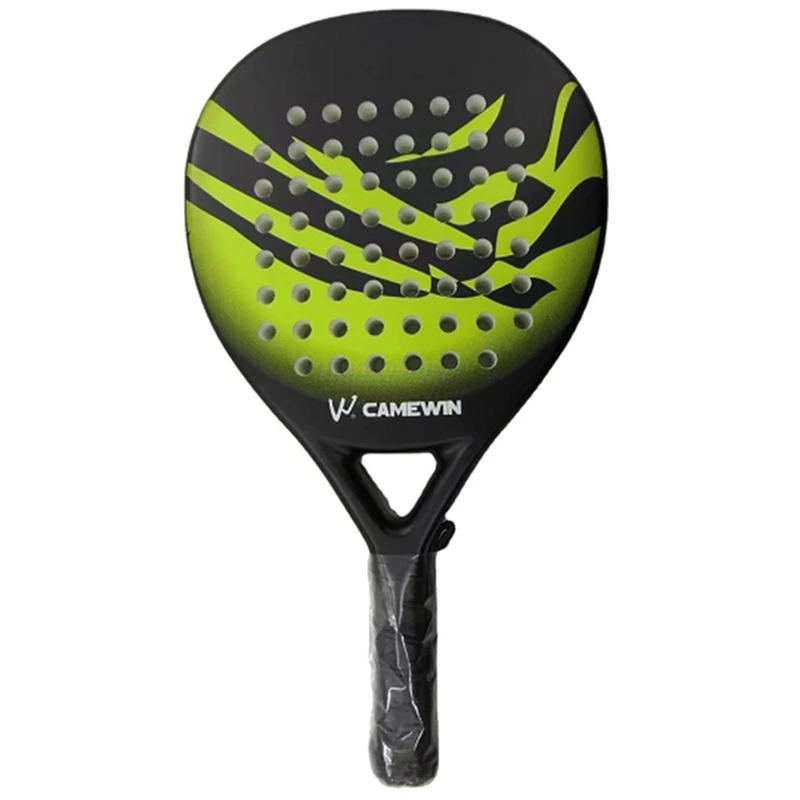 

CAMEWIN Tennis Racket Carbon Fiber Rough Surface High Balance With Soft Memory Padel Paddle Beach Racket Professional Carbon