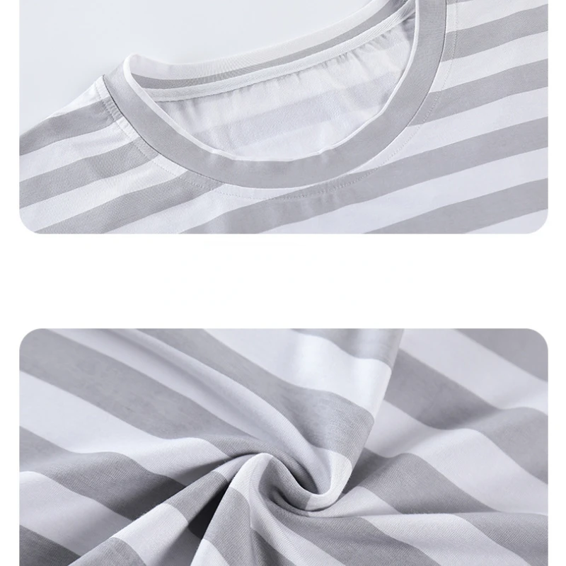 Pajamas Women's Summer Short-sleeved Shorts Suit Cool Feeling with Chest Pads Can Be Worn Outside Comfortable and Cute Home Suit