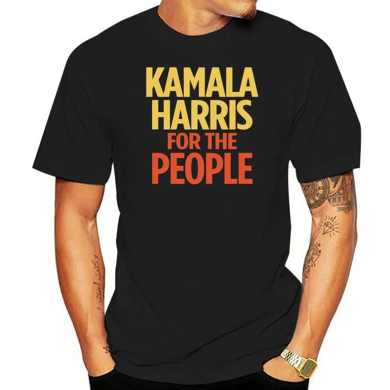 

Camiseta negra de Kamala, Harry For The People, S-5xl, a la moda, de neón