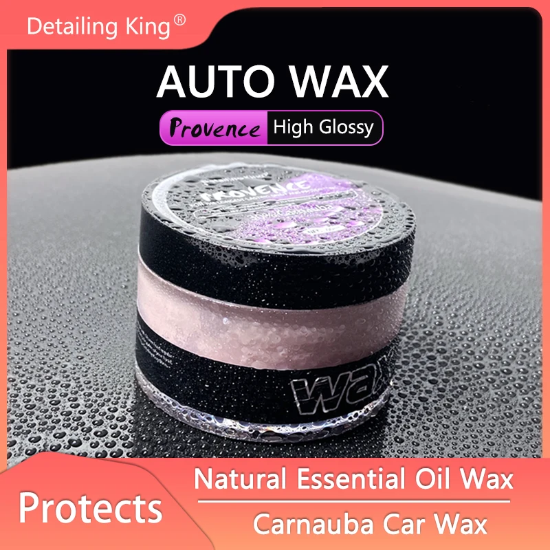 【Detailing King】50/100/200ML Pure Natural Car Wax PROVENCE Carnauba Wax (30% Vol.) Super High Glossy Shine Lastingest Protects