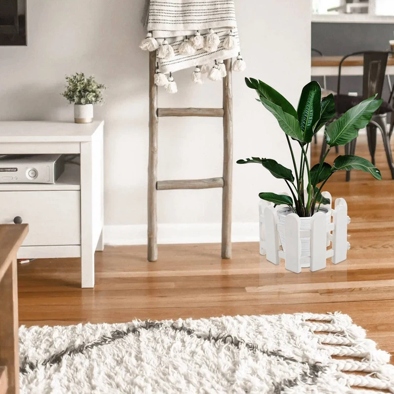 1 шт. 50x13 см белый пластиковый забор для деревьев внутренний садовый цветок