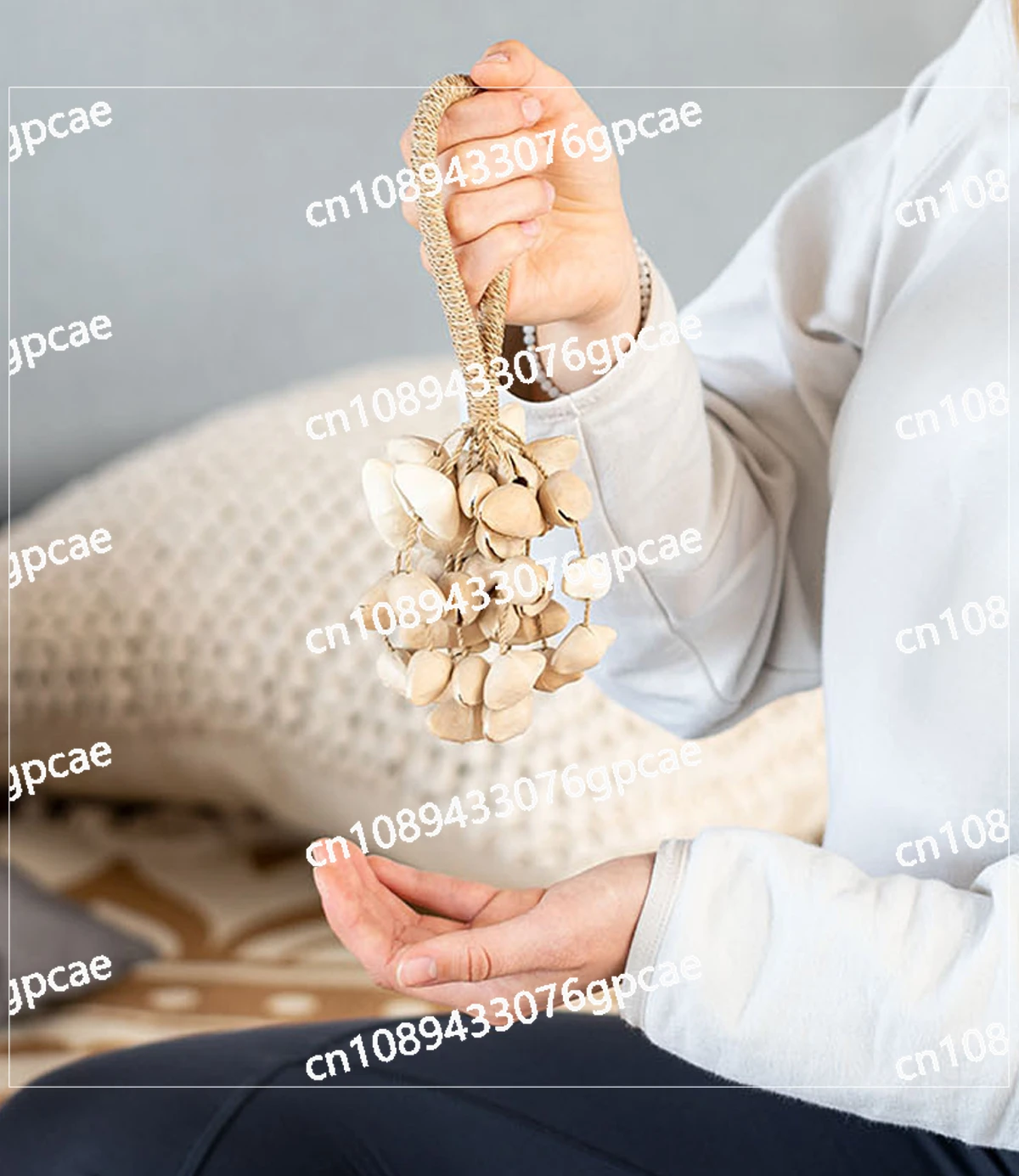 Музыкальное исцеление звуковой луч в виде ореховой оболочки звонок форме