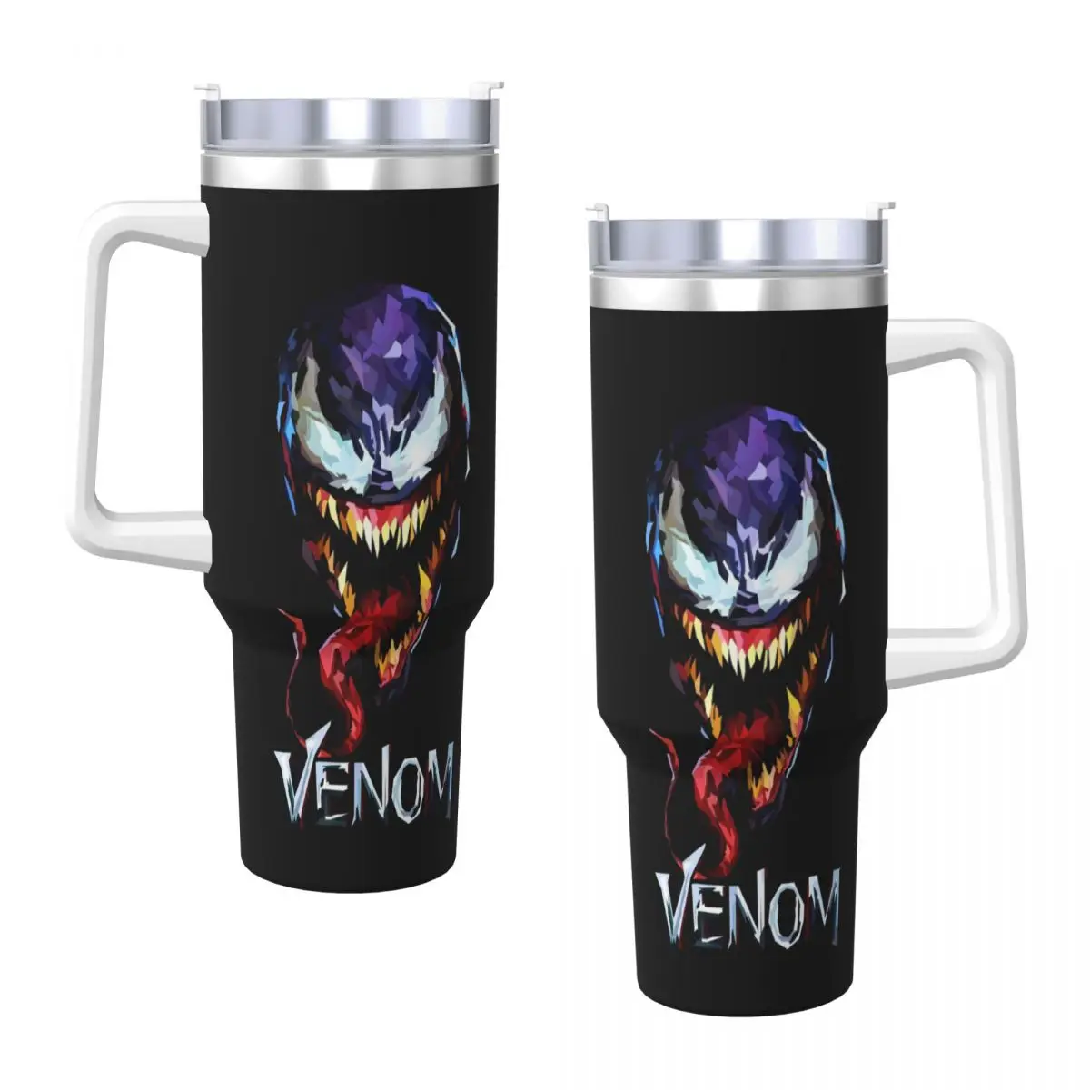 Стакан из нержавеющей стали крутые кружки Venom чашка с соломинкой бутылка для воды