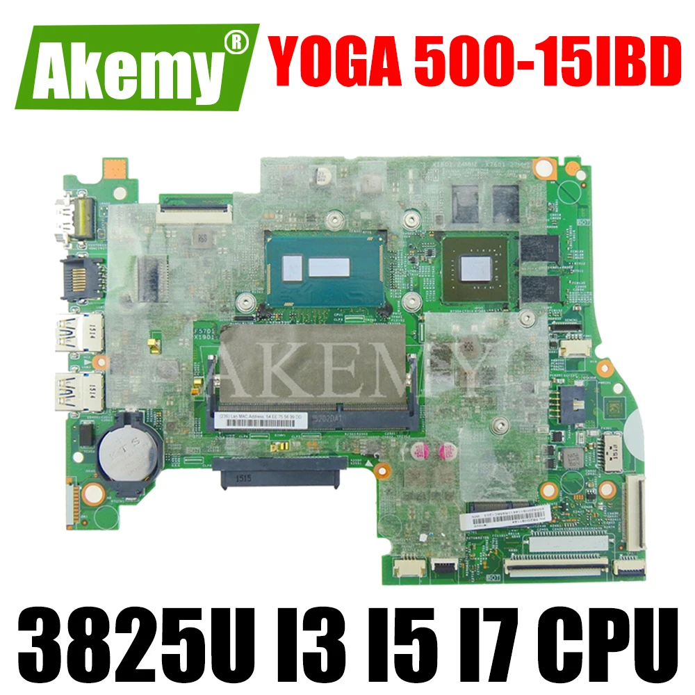 Материнская плата 14217-1 м для Lenovo YOGA 500-15IBD U41-70 (15 дюймов) материнская Laotop с ЦП 3825U I3 I5