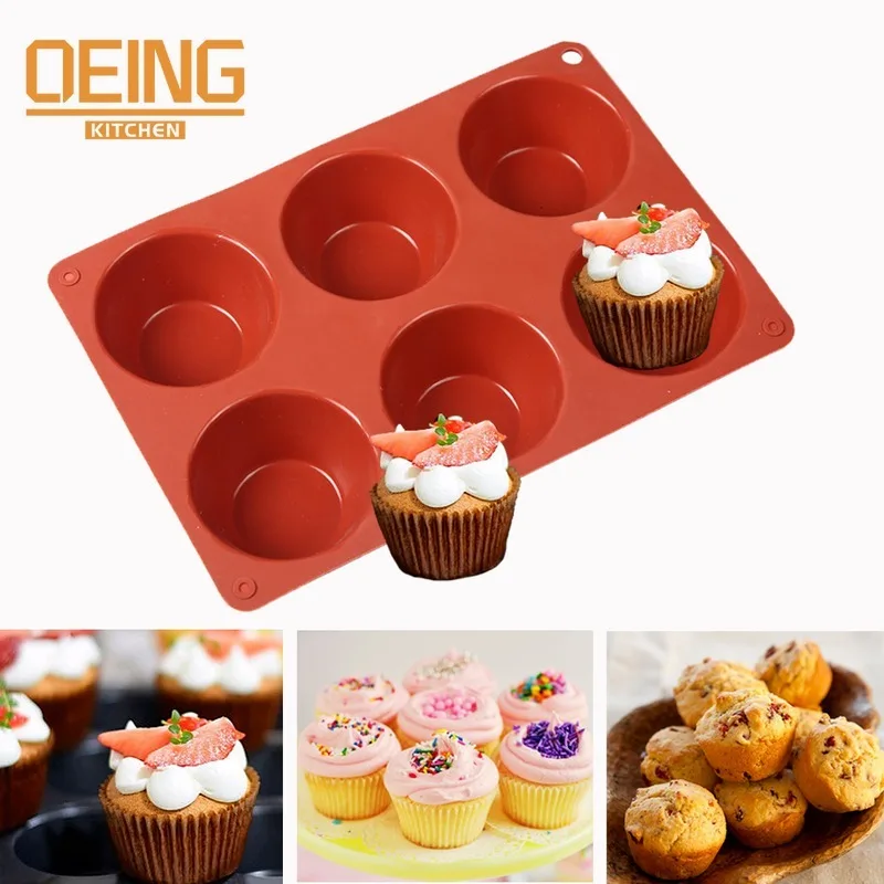 

Силиконовая форма для маффинов с 6 отверстиями, раньше, силиконовые формы для печенья, помадки, выпечки, антипригарная форма для пудинга, вып...