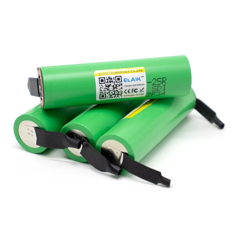 Литиевые аккумуляторы 2500 мАч 18650 в 20 А 4 шт