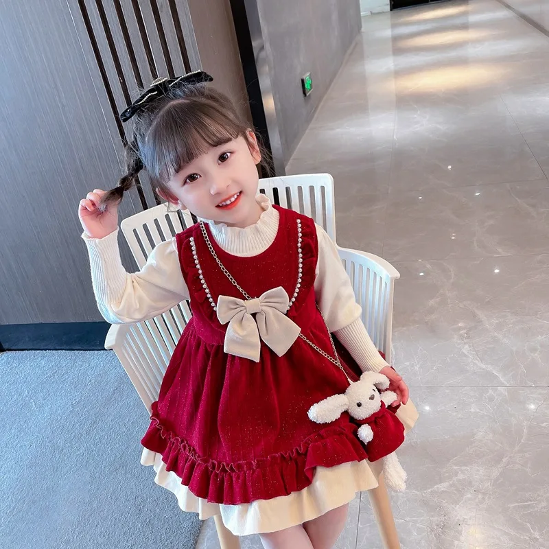 Демисезонное детское платье Josaywin для девочек платья принцессы повседневная