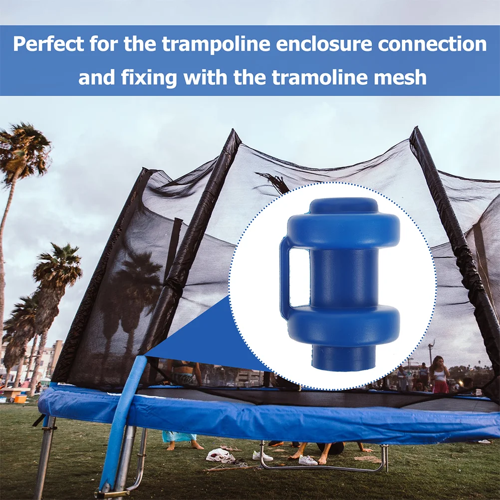 

6 Pcs Trampoline Tube Cap Small Professional Rod Cover Wear-resistant Parts Jumping Bed Replacement Plastic Caps Trampolines