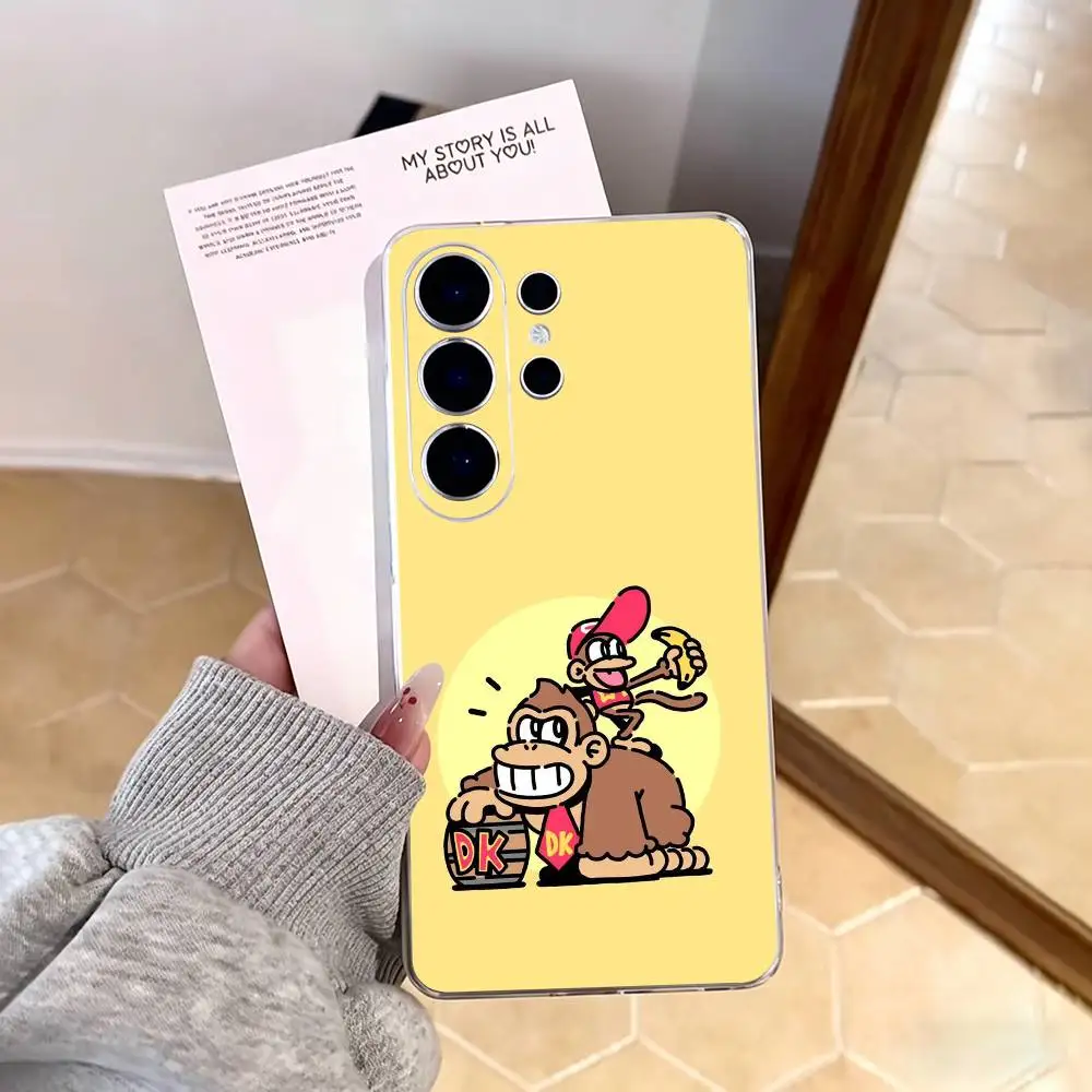 Прозрачный чехол для телефона Game D-Donkey Kong для Samsung S25, S24, S21, S22, S23, S30, Ultra, S20, Plus, FE, Note, 10, 9, 5G (art.: 3920db44edd51) - 3920db44edd51