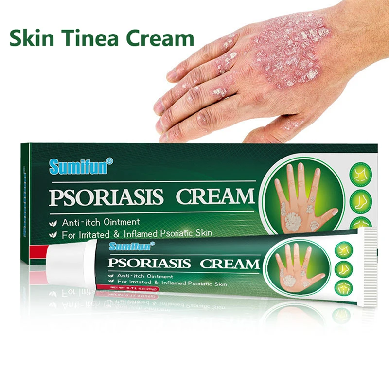 

20g Herbal Psoriasis Cream Antibacterial Cream Anti-itch Relief Eczema Skin Rash Urticaria Desquamation Fungus Treatment Cream