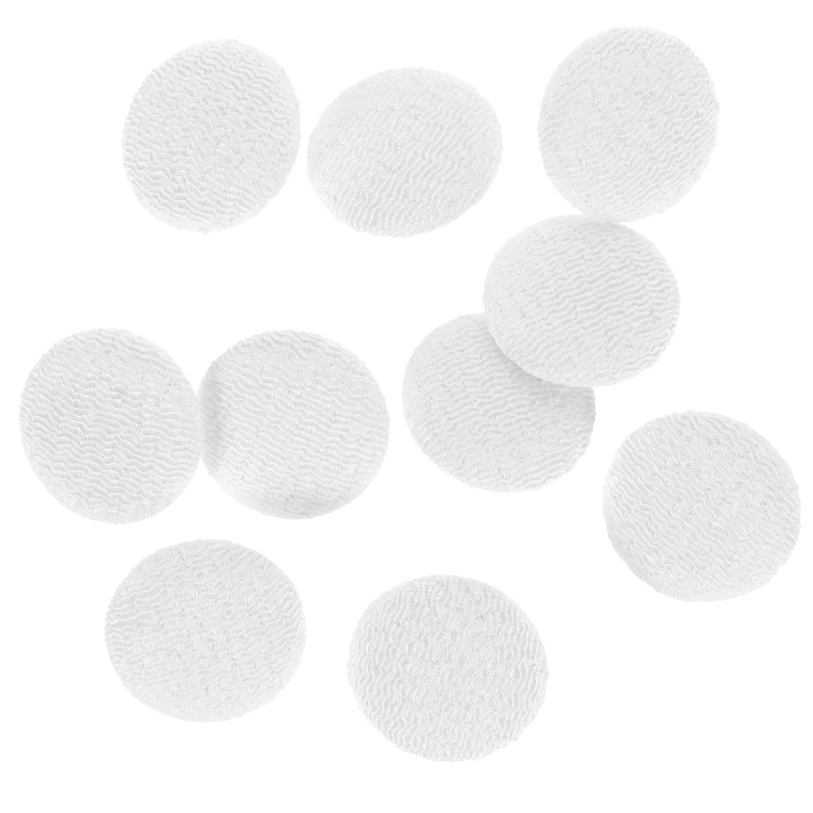 

Buttons Button Covered White Fabric Metalcrafts Satin Trimdecorative Embellishments