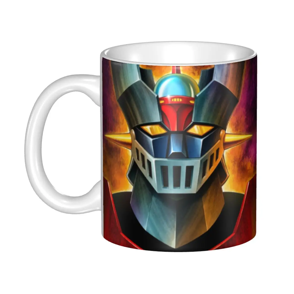 

Custom UFO Robot Mazinger Z Mug DIY Anime Manga Ceramic Tea Milk Coffee Cup Men Women Outdoor Work Camping Cups And Mugs