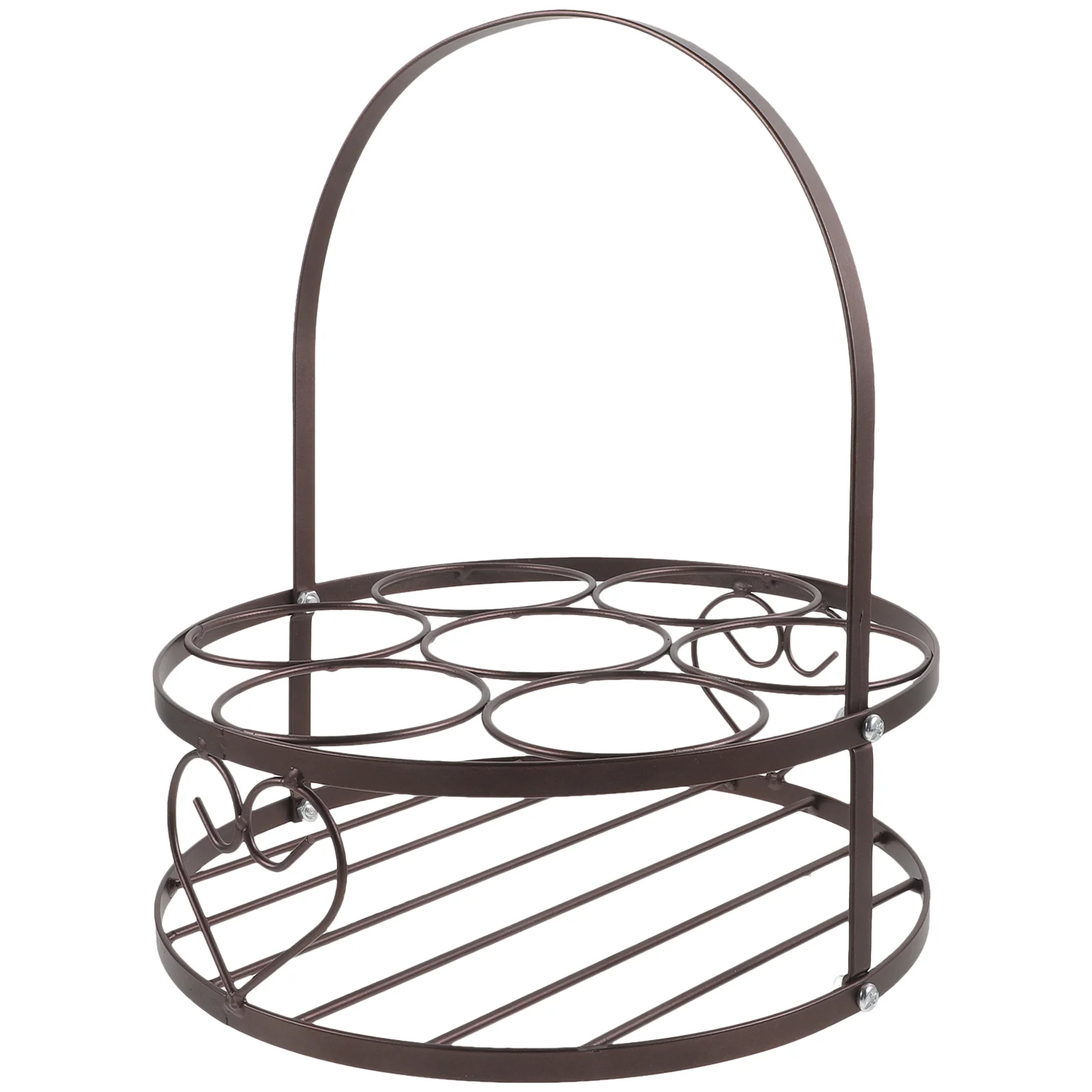 Корзина для пива из нержавеющей стали барная стойка бутылок KTV шесть держателей