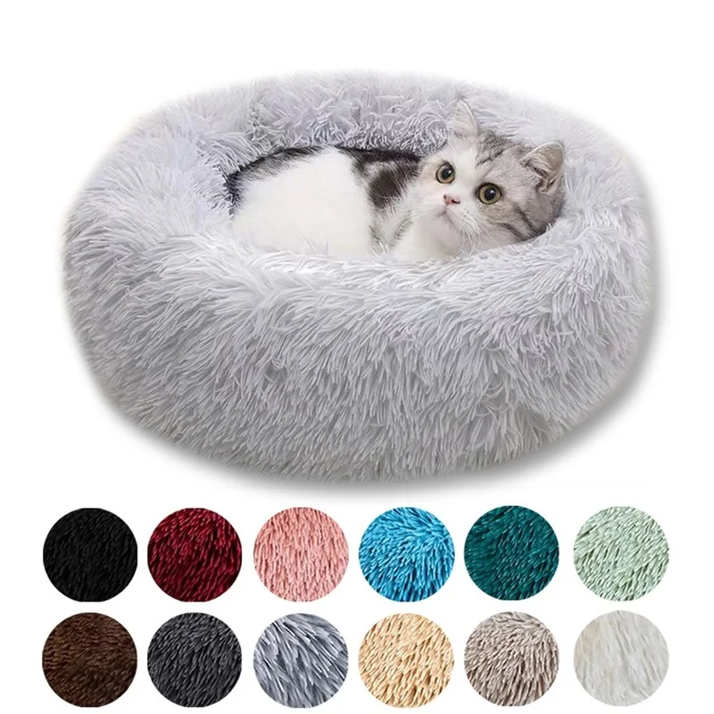 

Super Cat Bed Warm Sleeping Cat Nest Soft Long Pluh Best Pet Dog Bed Super Soft Cat Bed Dog Cat Product Accessories Dog Beds