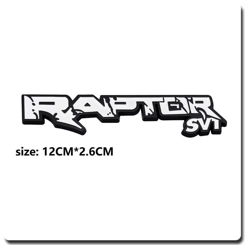 

Металлические автомобильные 3d-наклейки с логотипом SVT Raptor, эмблема кузова для Ford Ranger F150 F250 F350 F450 F550 SVT, декоративные аксессуары