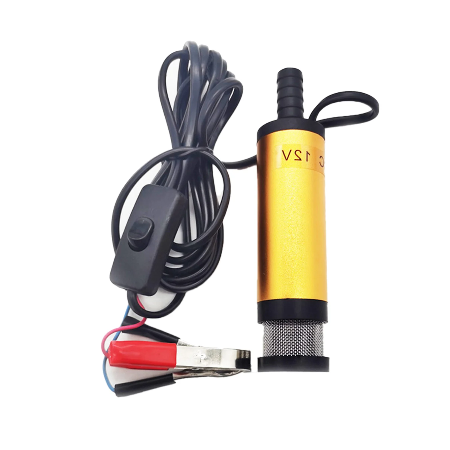 

Погружной насос из нержавеющей стали, помпа для перекачки воды, масла, дизельного топлива, 12 л/мин, 60 Вт, 12 В, 1 шт.