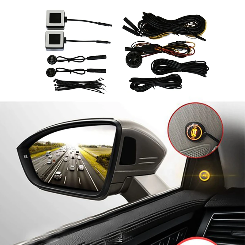 

24Ghz Millimeter Wave-Radar Change Lane Safer BSM Blind Spot Monitoring Assistant BSD Driving Safety Lane Change Assist