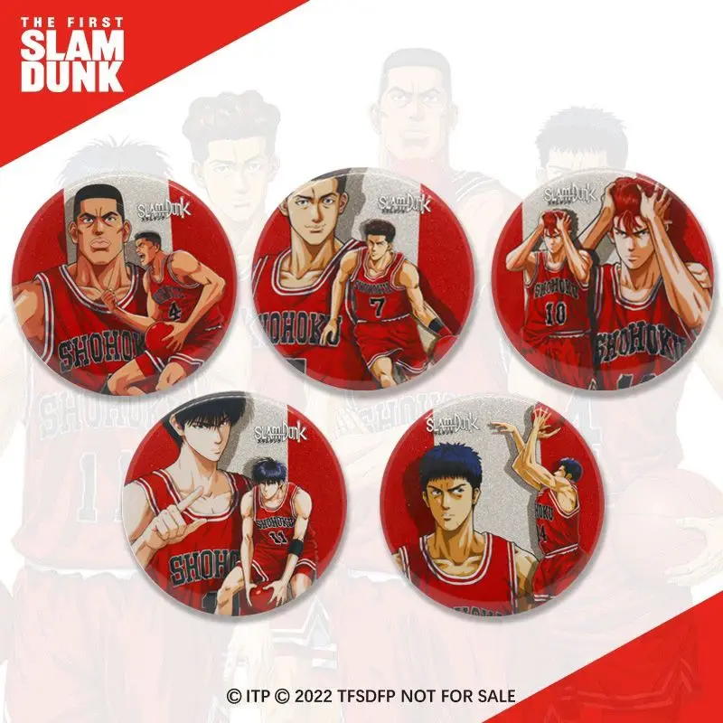 Фото Slam Dunk Sakuragi Hanamichi Haruko Akagi Rukawa Kaede креативный и персонализированный аниме периферийный брелок украшение для значка №1