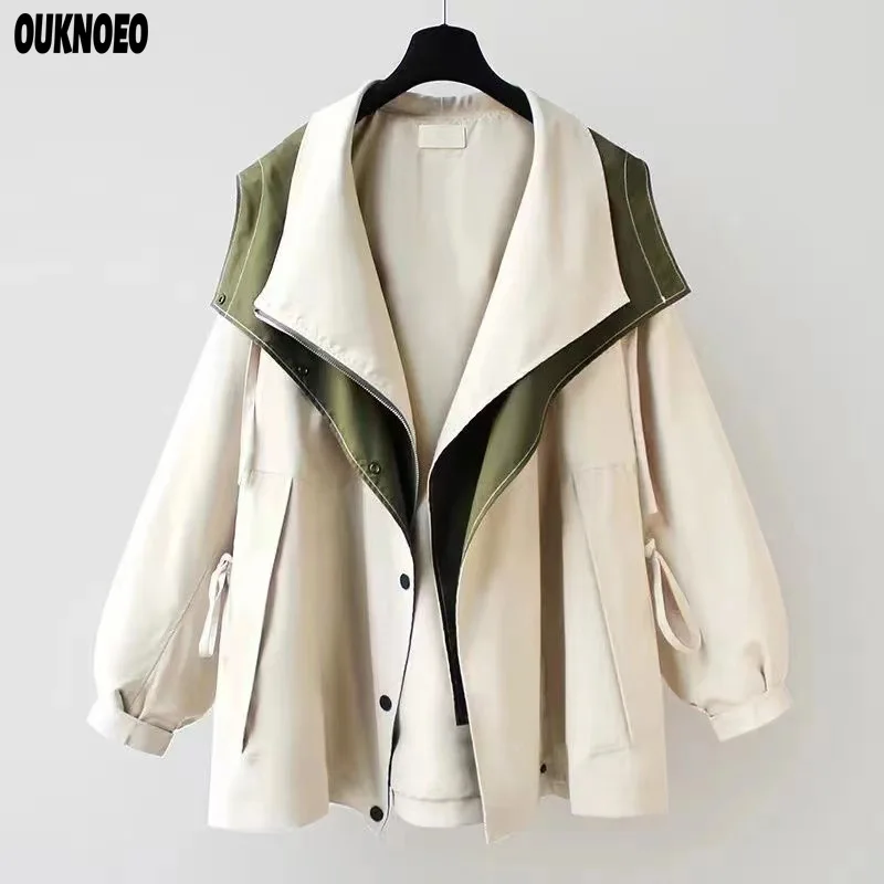 

Женский короткий тренчкот, французская Корейская двухслойная повседневная куртка, роскошное тонкое облегающее женское солнцезащитное пал...