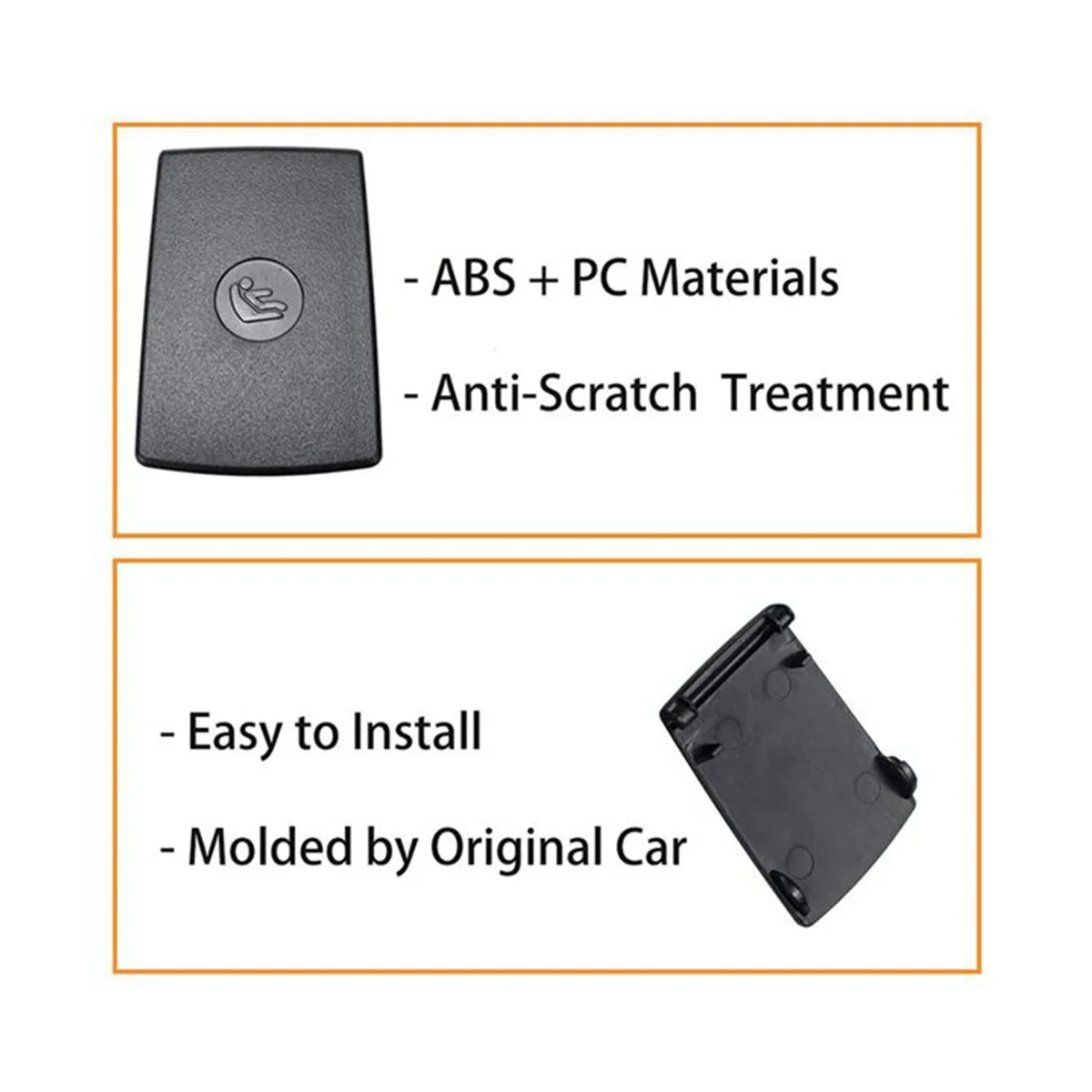 4X для-BMW F20 F30 F31 E84 E87 3-Series крышка анкера для детского сиденья ISOFIX 52207319686