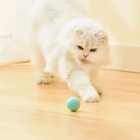 gravity smart cat ball toys catnip sounding kittens bite interactive rolling playing ball training squeaky toy pet supplies