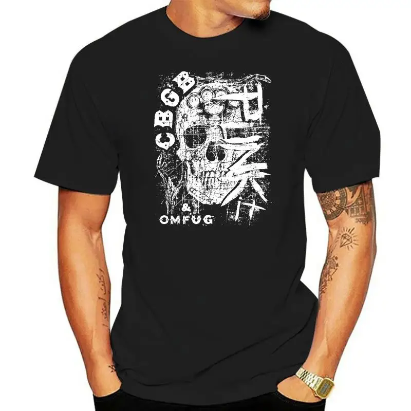 

CBGB OMFUG Skull PUNK IT Mens T Shirt Vintage Underground Metal Rock Music Merch