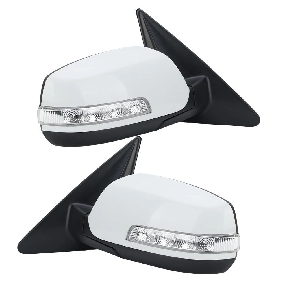 

9-контактное зеркало заднего вида в сборе для Kia Sorento XM 2011 2012 2013 2014 Праймер, белое боковое зеркало с подогревом двери, автомобильные аксессуары