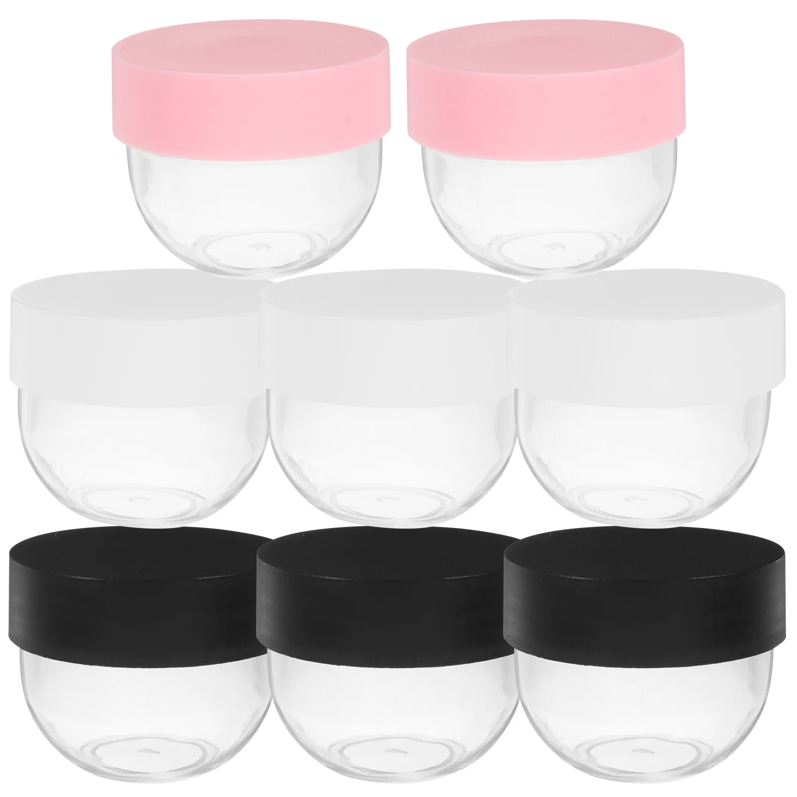 

8pcs Empty Refillable Jars Travel Lotion Containers Makeup Jars Face Cream Jar(30g)